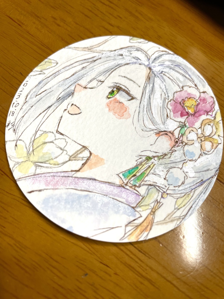 【ミニ原画】横顔