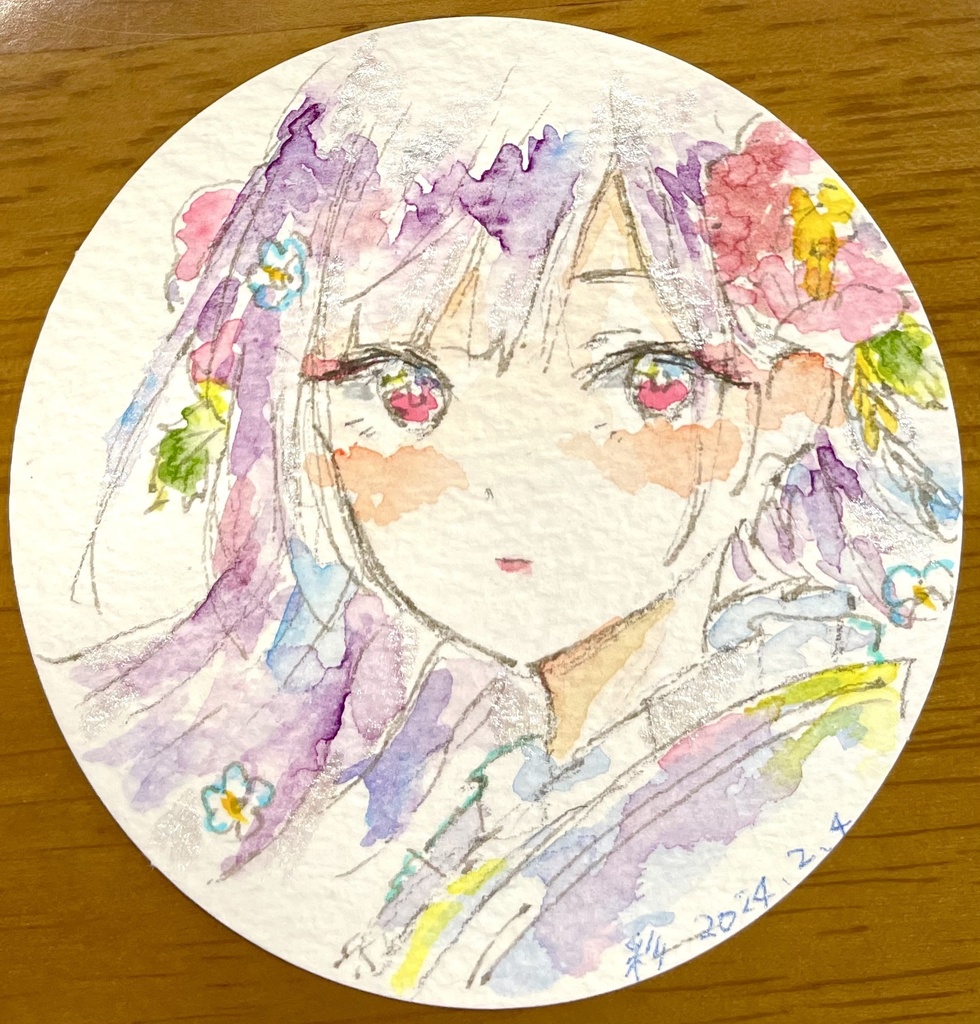 【ミニ原画】紫