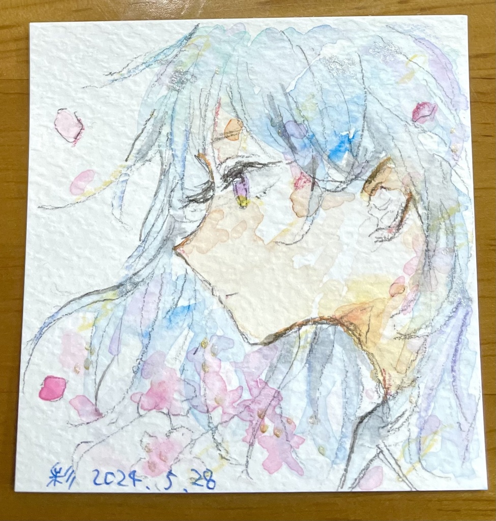 【ミニ原画】drawing 春日