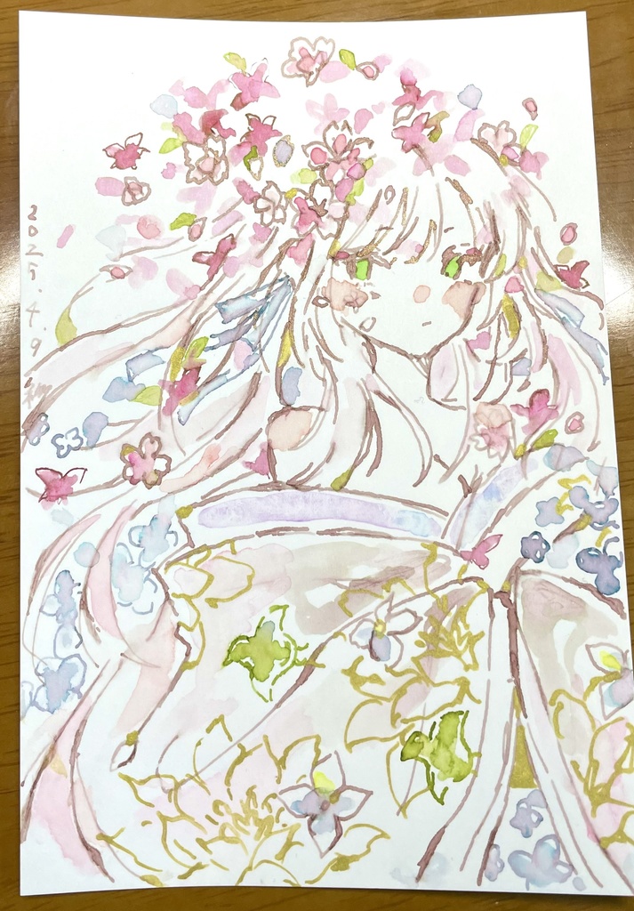 【ミニ原画】春桜