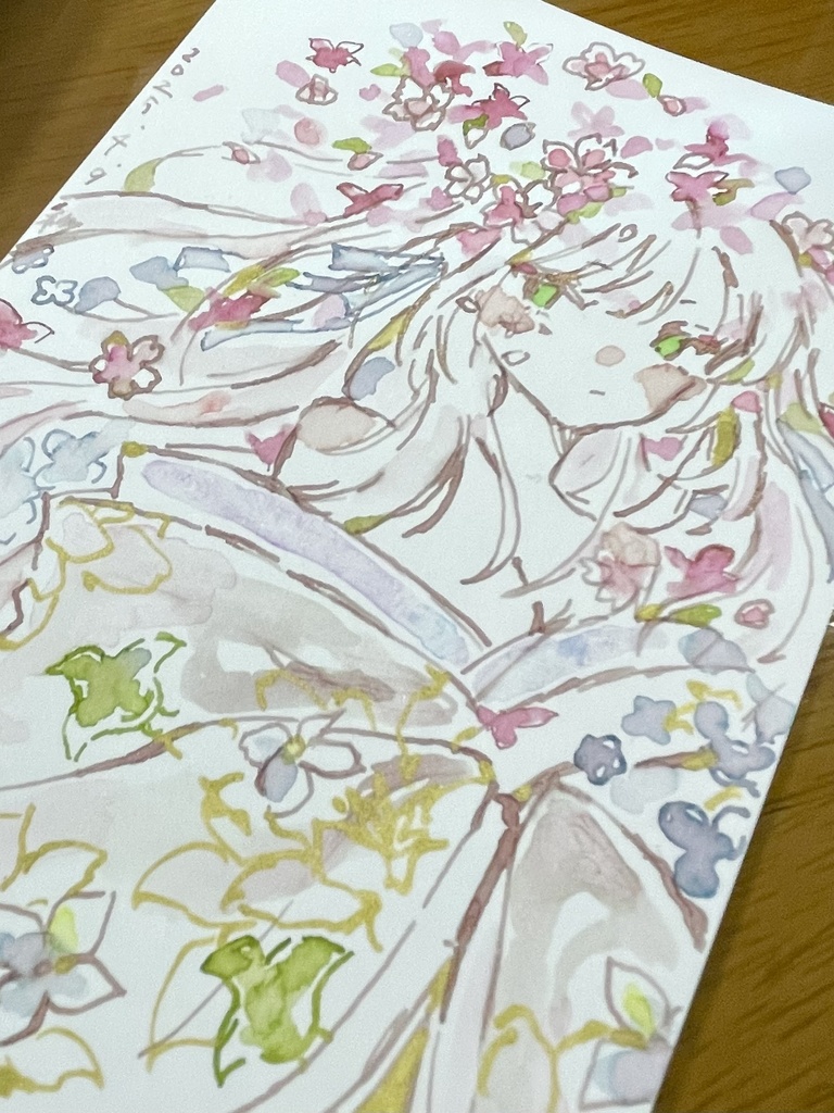 【ミニ原画】春桜