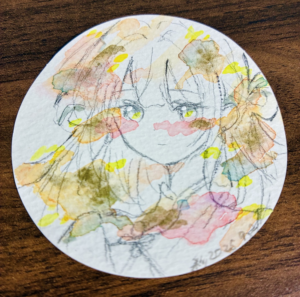 【ミニ原画】らくがき　木漏れ日