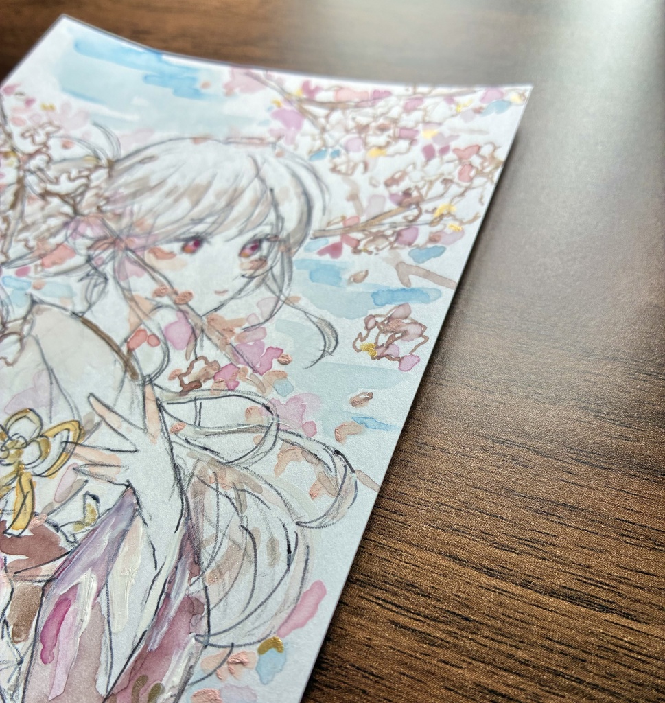 ドローイング 春風