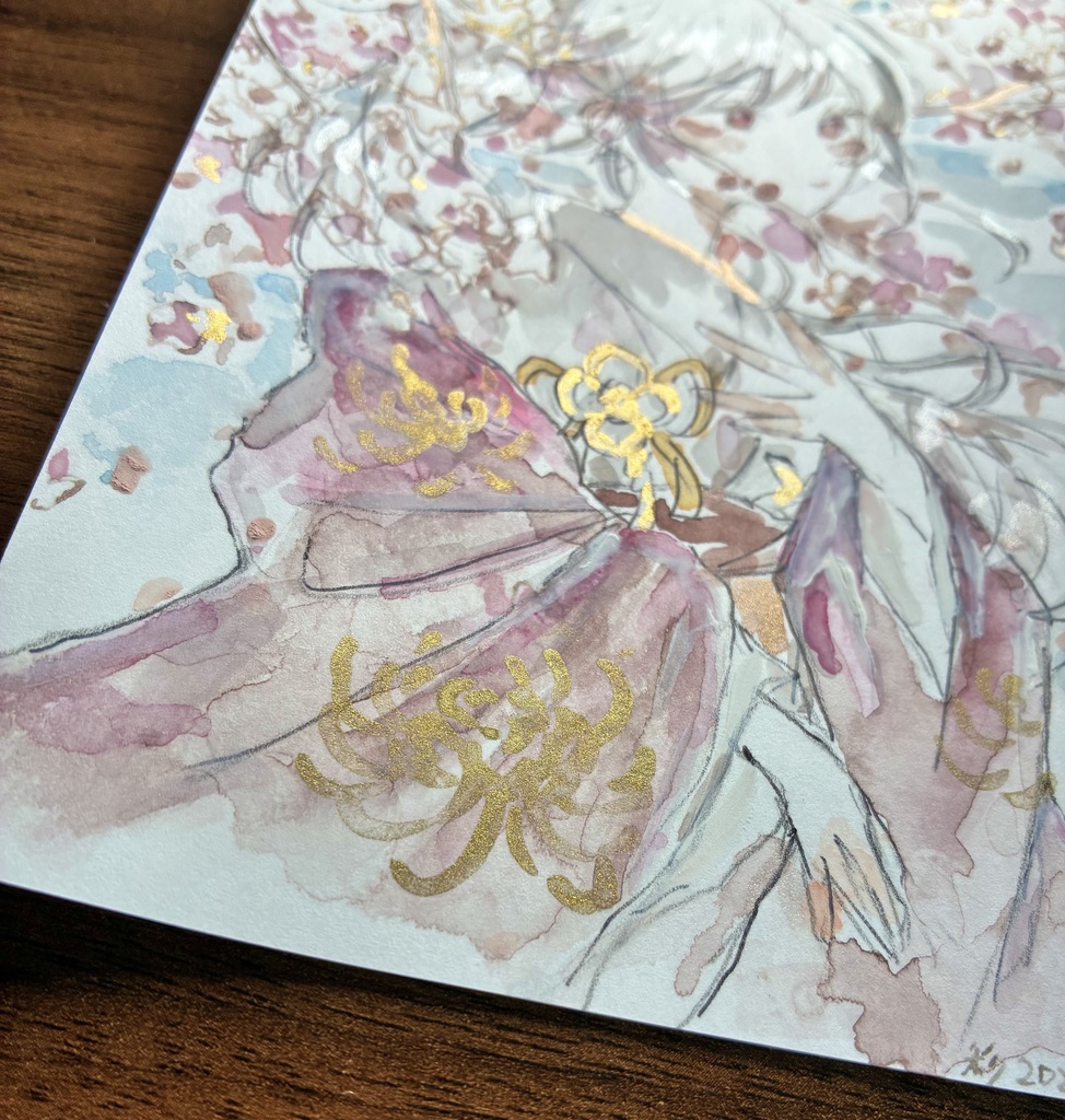 ドローイング 春風