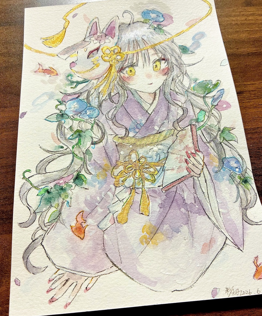 【原画】朝顔