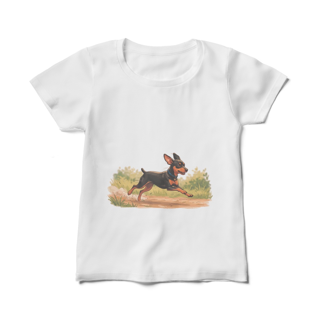 【pixivFACTORYから発送】ミニチュアピンシャーTシャツ（レディースサイズ）