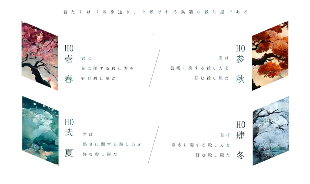 【CoCシナリオ】四季送り【SPLL:E199011】