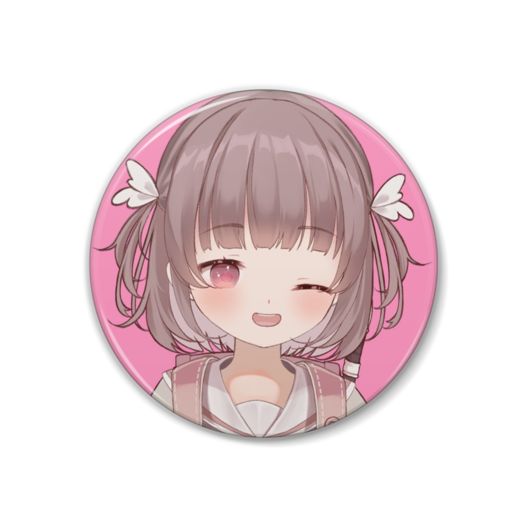しろはとこはね缶バッジ~ウインクver