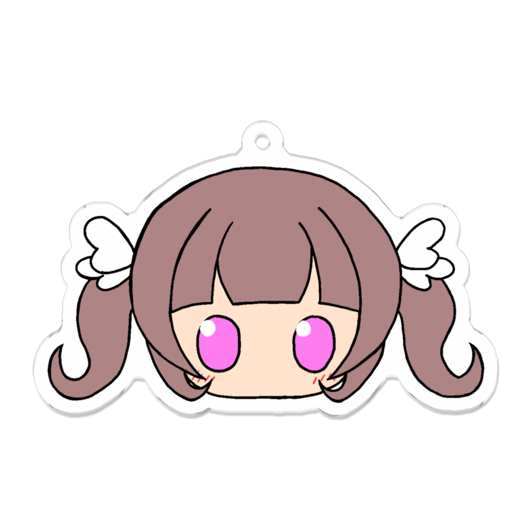 こはねフェイスアクキー(ツインテノーマル)