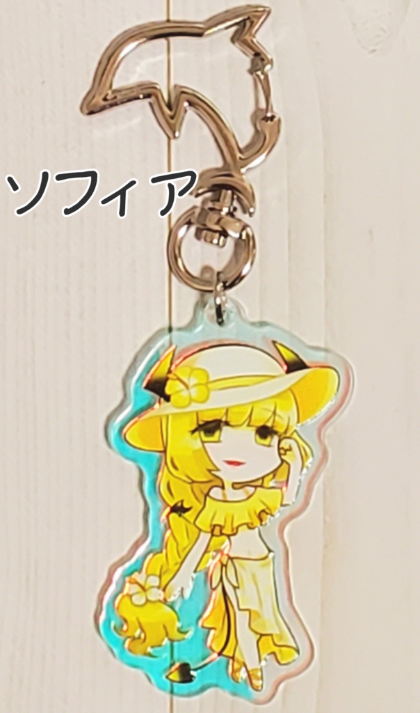 🌊😈小悪魔Summerキーホルダー🐬🐚