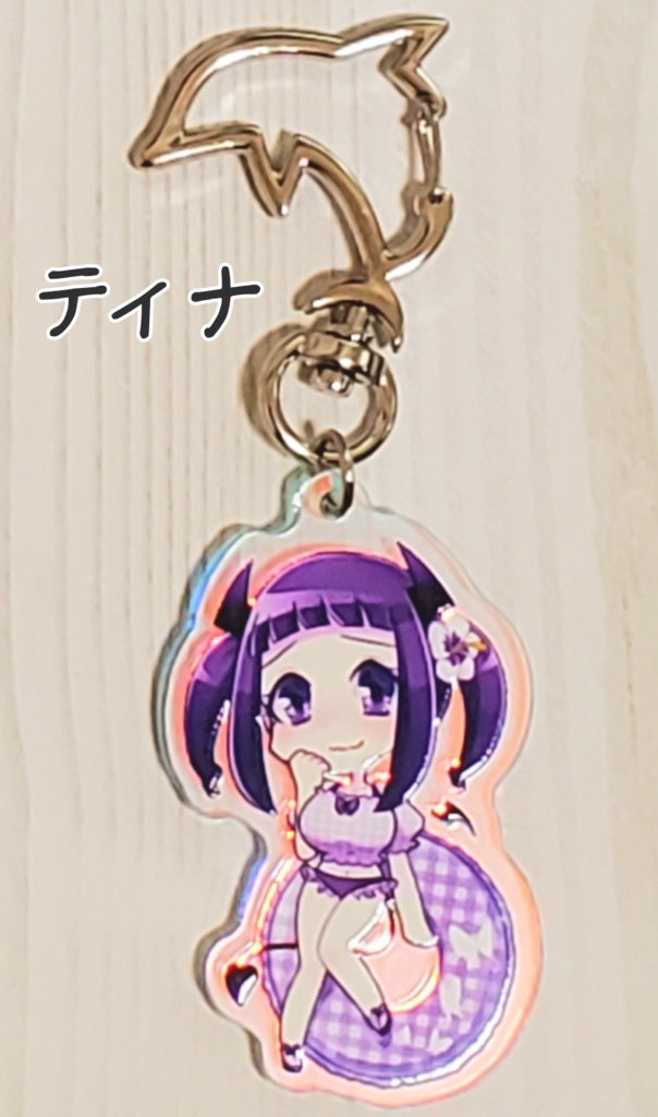 🌊😈小悪魔Summerキーホルダー🐬🐚
