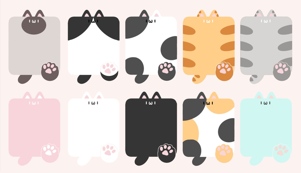 【フリー素材】猫型コメント欄【企画・雑談・歌枠用配信素材】