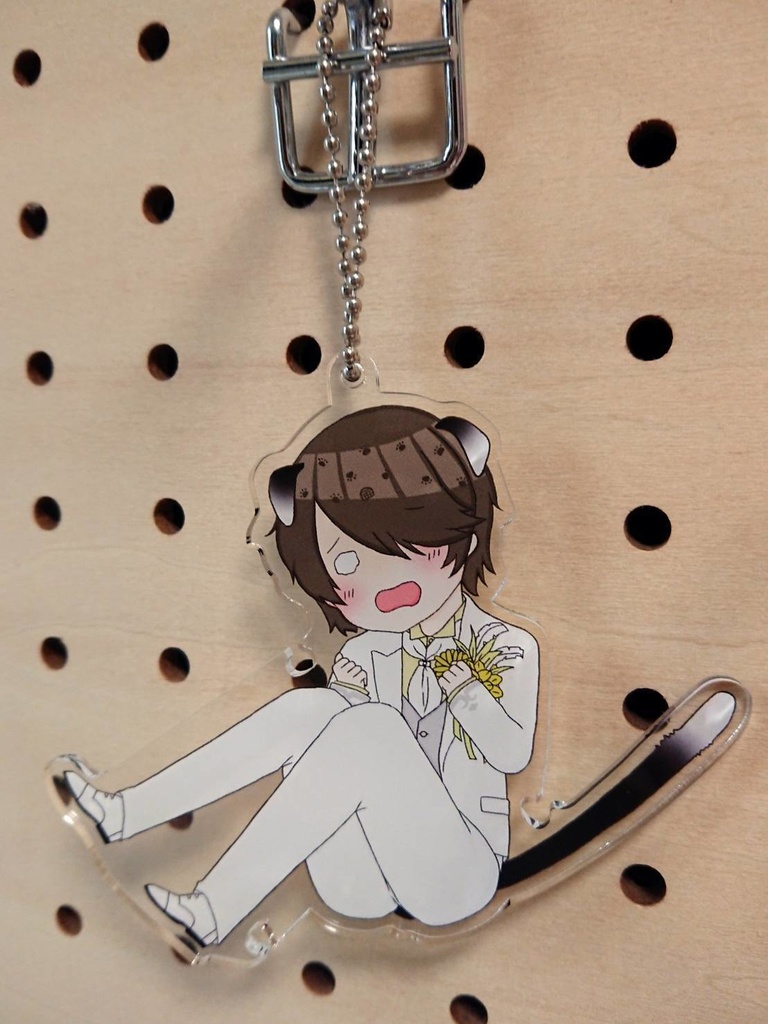 おぼにゃんアクキー（イヤホンホルダー）