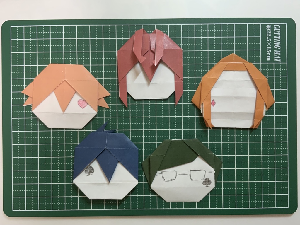 ツイステ 折り紙用紙サンプル