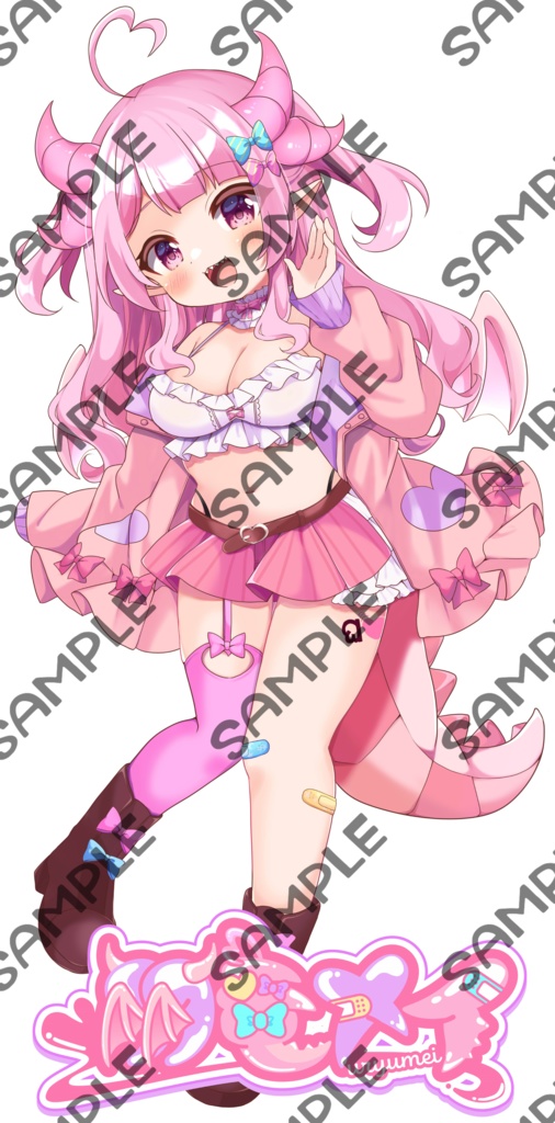 羽竜メイ新モデルver.どーんとフルグラフィックTシャツ!【サイズ:S/~XLまで】