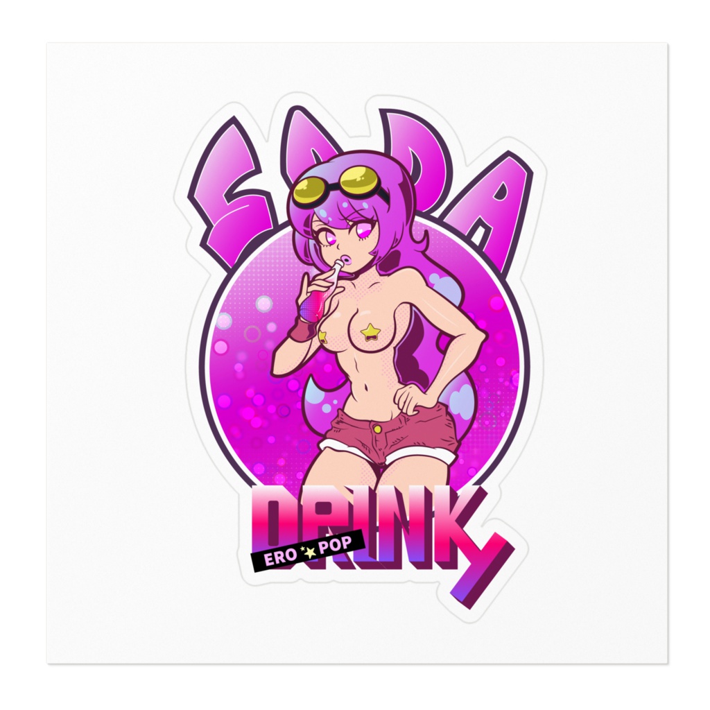 ERO★POP DRINKY PINK SODA GIRL