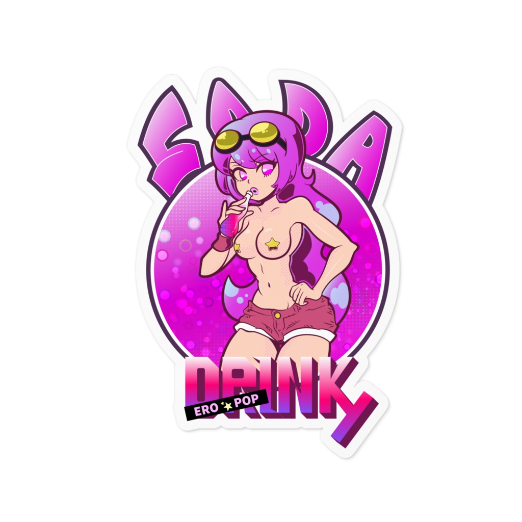 ERO★POP DRINKY PINK SODA GIRL