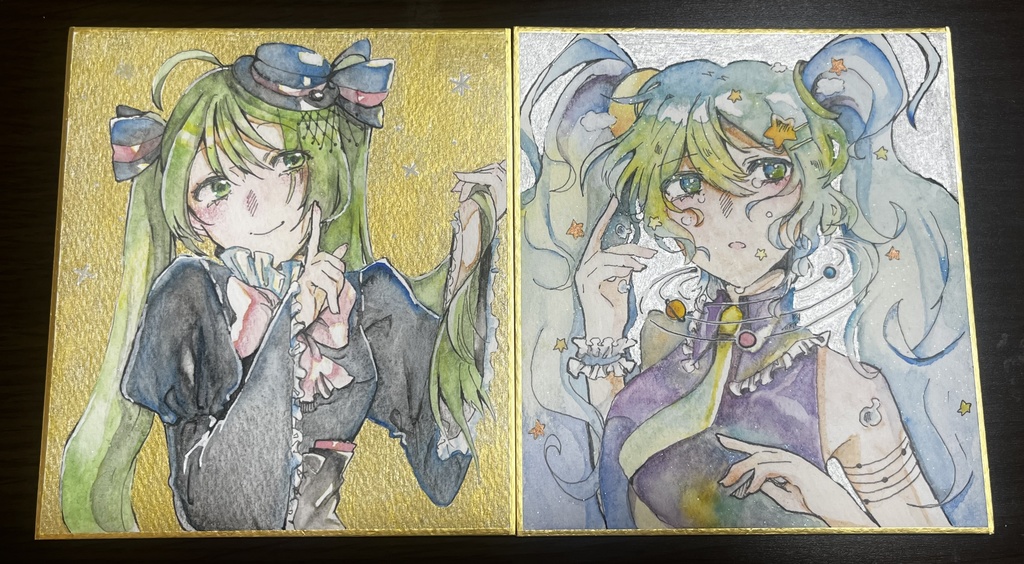 初音ミク ミニ色紙