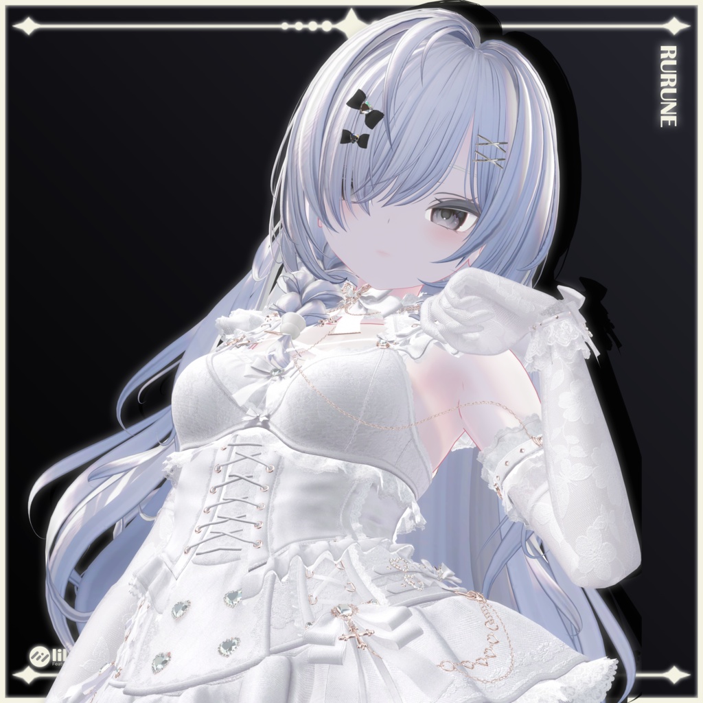 【23 avatars】【VRChat Hair】Lullaby & Lament