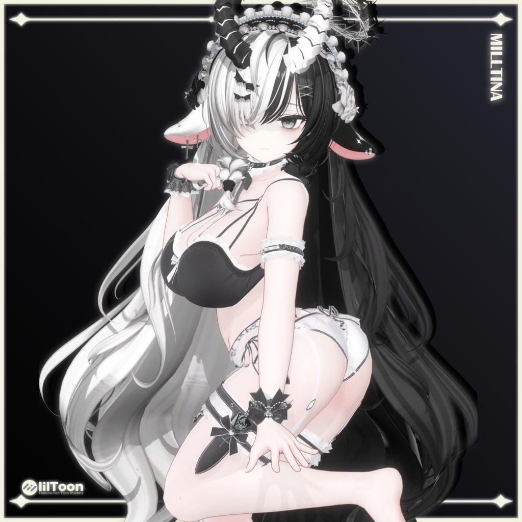 【23 avatars】【VRChat Hair】Lullaby & Lament
