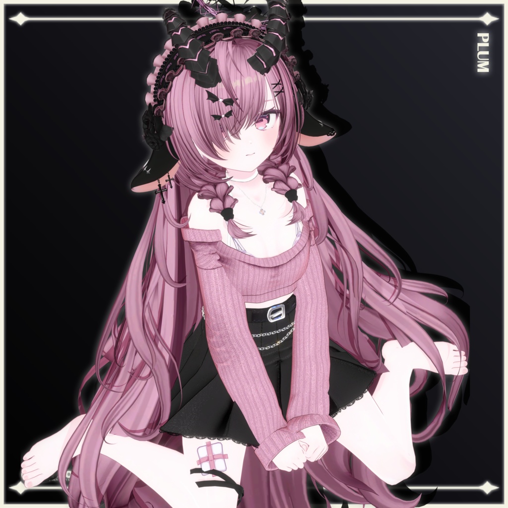 【23 avatars】【VRChat Hair】Lullaby & Lament