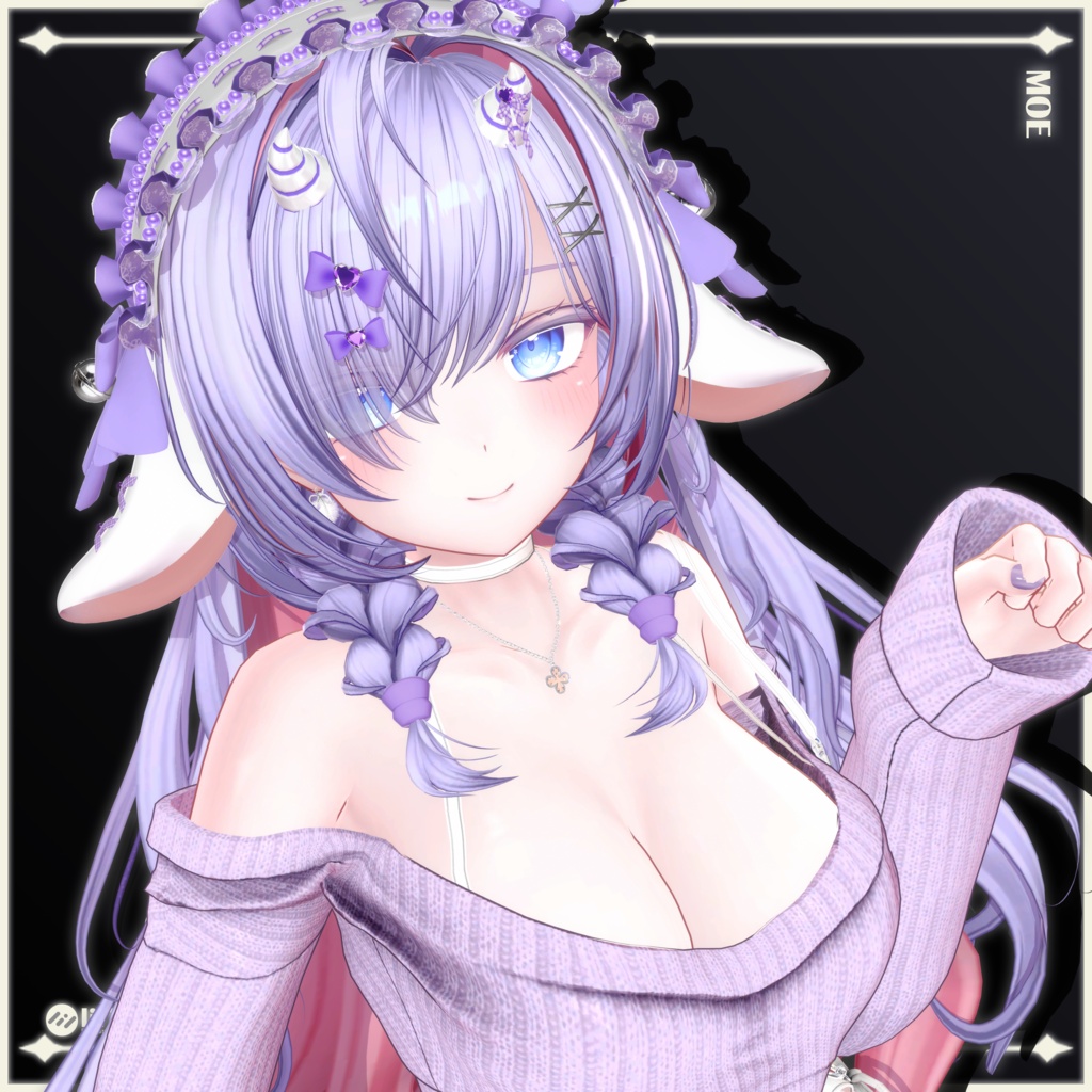 【23 avatars】【VRChat Hair】Lullaby & Lament
