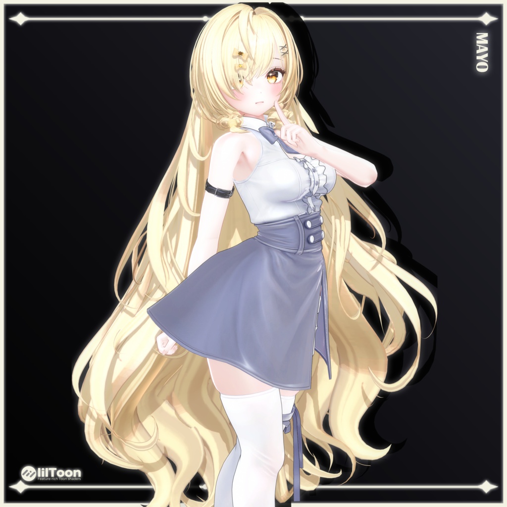 【23 avatars】【VRChat Hair】Lullaby & Lament