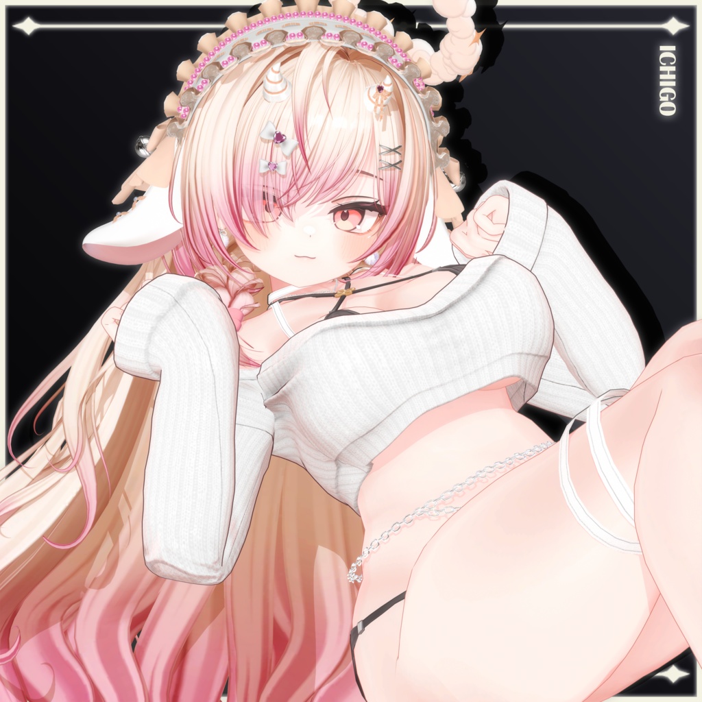 【23 avatars】【VRChat Hair】Lullaby & Lament
