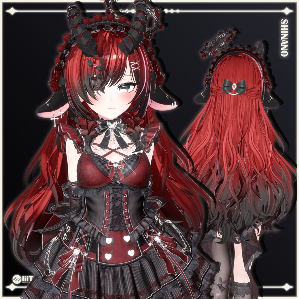 【23 avatars】【VRChat Hair】Lullaby & Lament