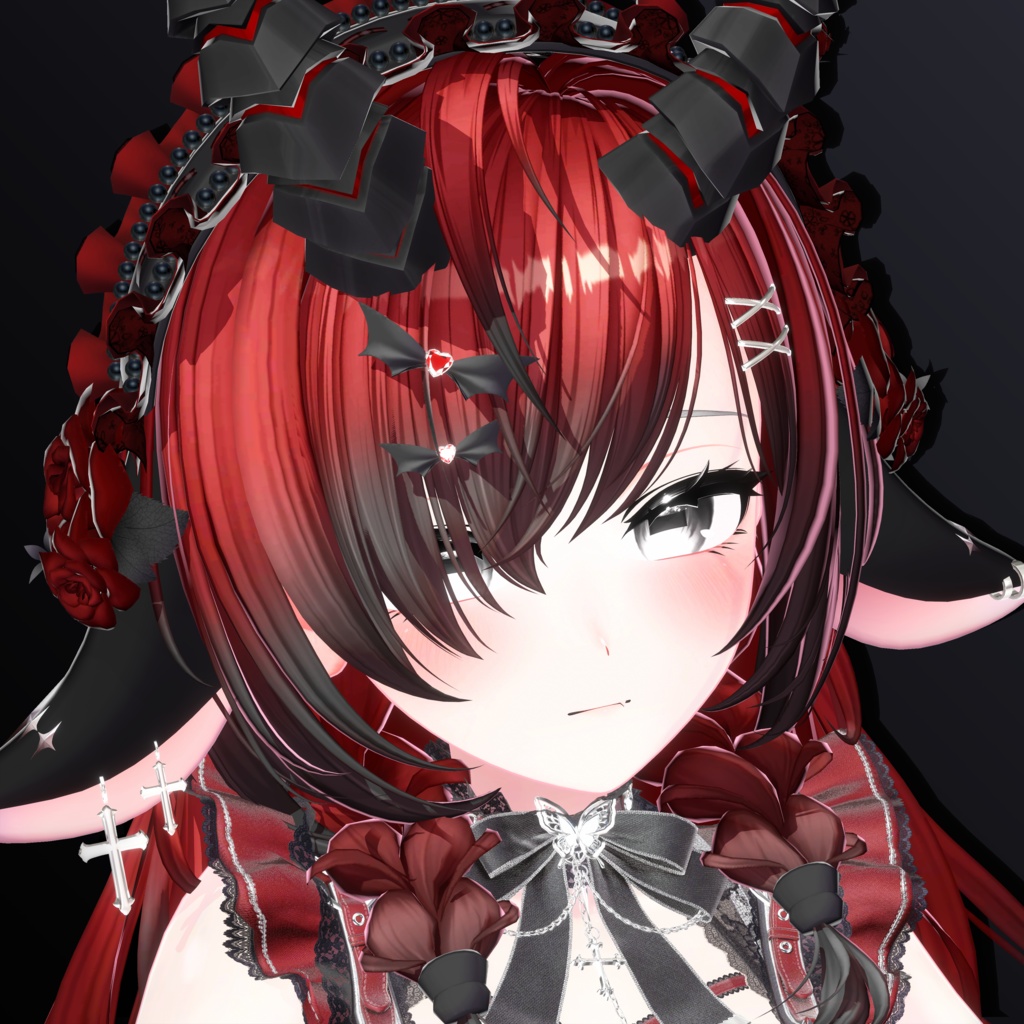 【23 avatars】【VRChat Hair】Lullaby & Lament
