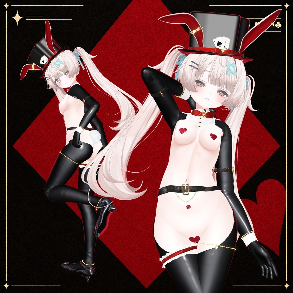 【10/30発売】Wild Card Bunny ─ 逆バニー【11アバター対応】【VRChat】