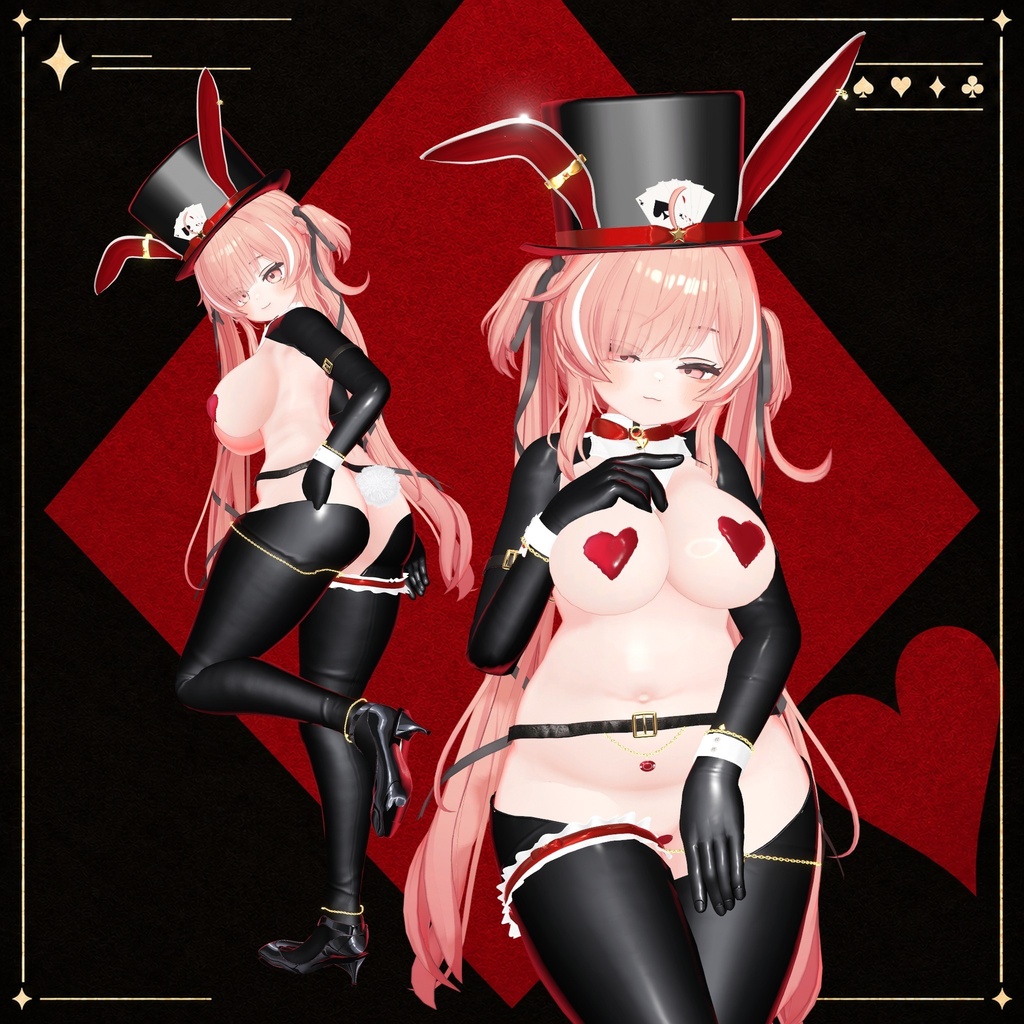 【10/30発売】Wild Card Bunny ─ 逆バニー【11アバター対応】【VRChat】