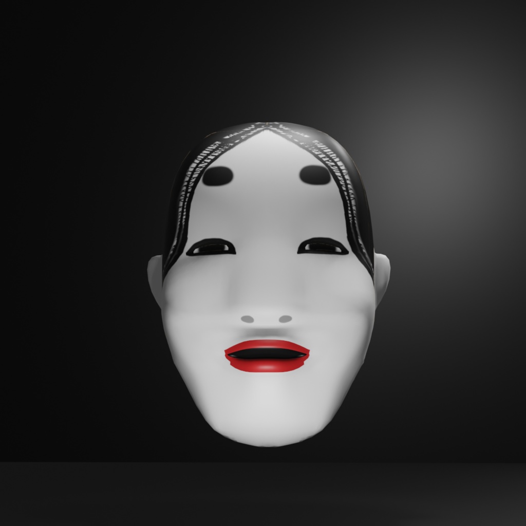 こまちの面 ホラー おめん 和風