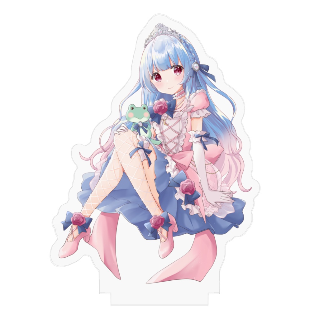 Vtuber月城リリナ アクリルフィギュア2(お座りポーズ)