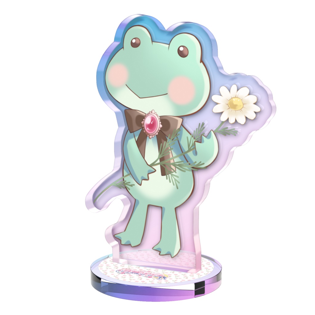 かえるさんオーロラアクスタ - 50 × 50mm_月城リリナお誕生日記念グッズ2026