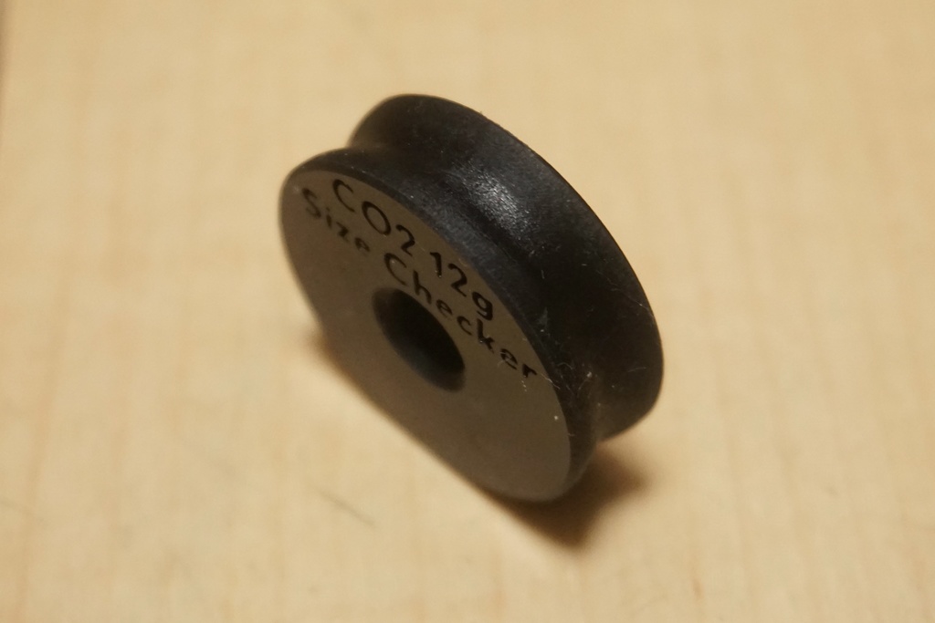 【廃盤】CO2 12gカートリッジ専用 サイズチェッカー