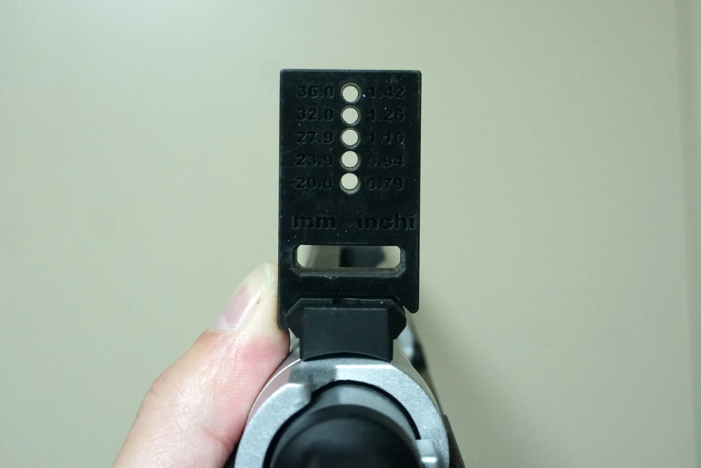 マウントリング 高さチェックツール