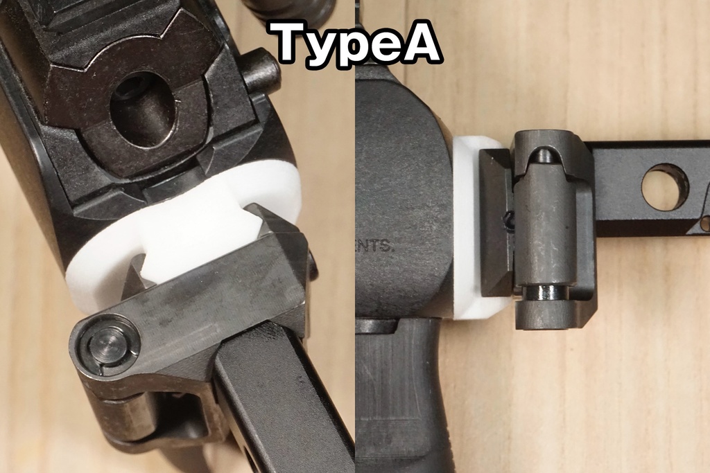 マルゼン APS SR-2用 20mmレールストックアダプター、エクステンション