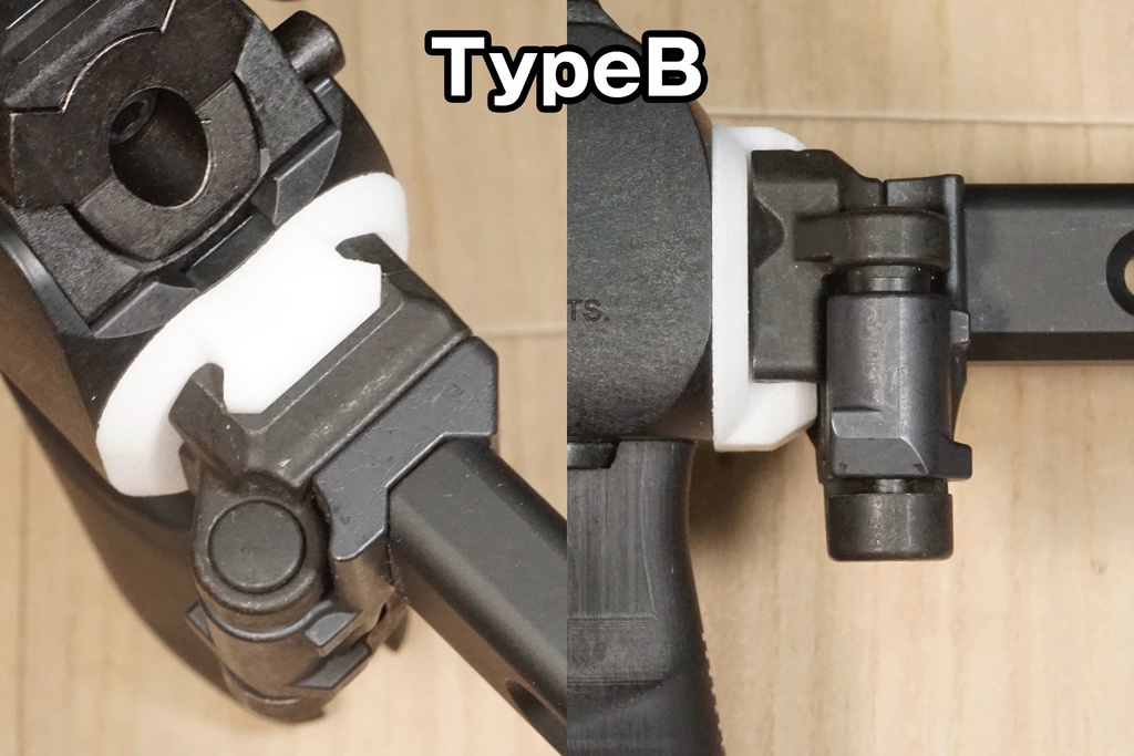 マルゼン APS SR-2用 20mmレールストックアダプター、エクステンション