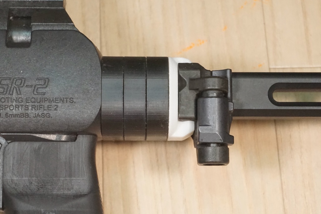 マルゼン APS SR-2用 20mmレールストックアダプター