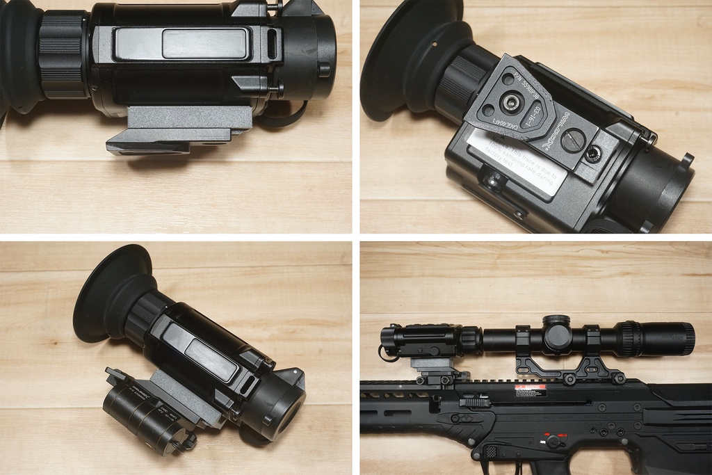 【廃盤】InfiRay RH25 Pfalcon640+用マウント変換アダプター