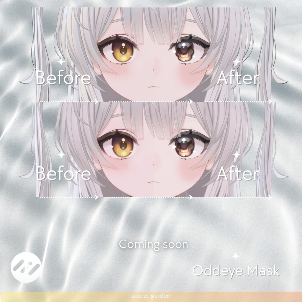 【5アバター】YURAGIeye&Maketexture【7Color】