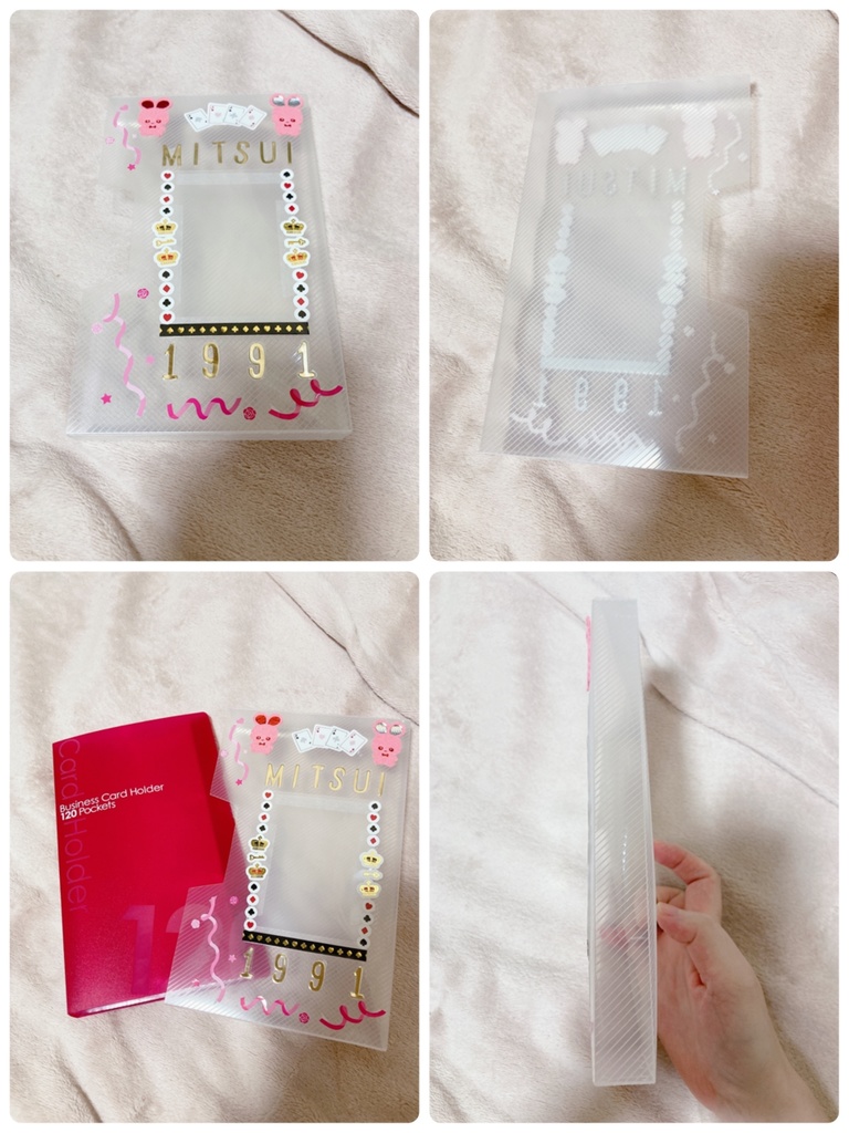 チェキアルバム赤