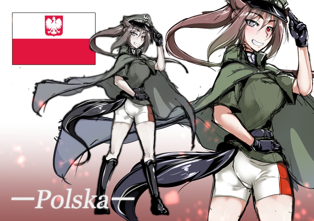 ポルスカちゃん<ポーランド>SDアクリルフィギュア