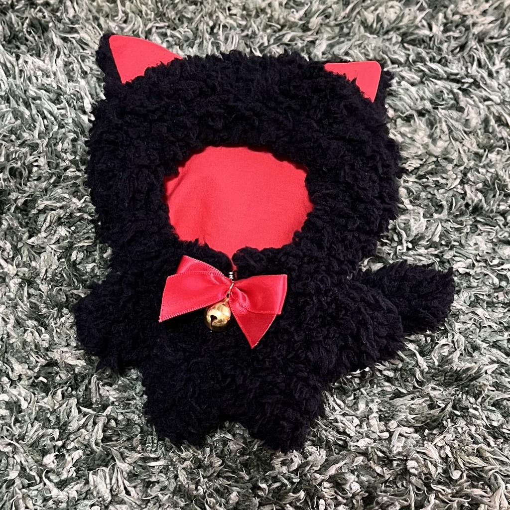 ぬい服　黒猫の着ぐるみ