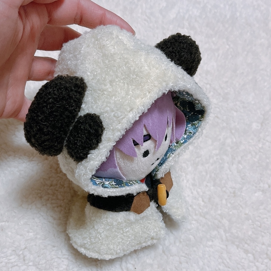 ぬい服 パンダポンチョ
