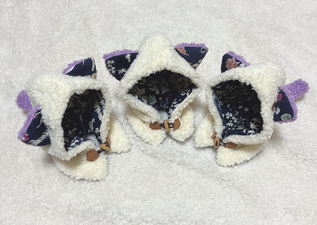 猫耳ポンチョ