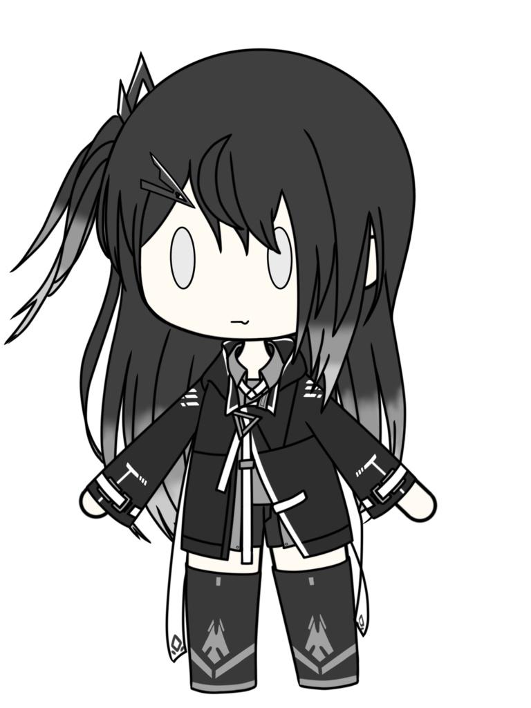 アリアル・ミリアル立ち絵(デフォルメ)