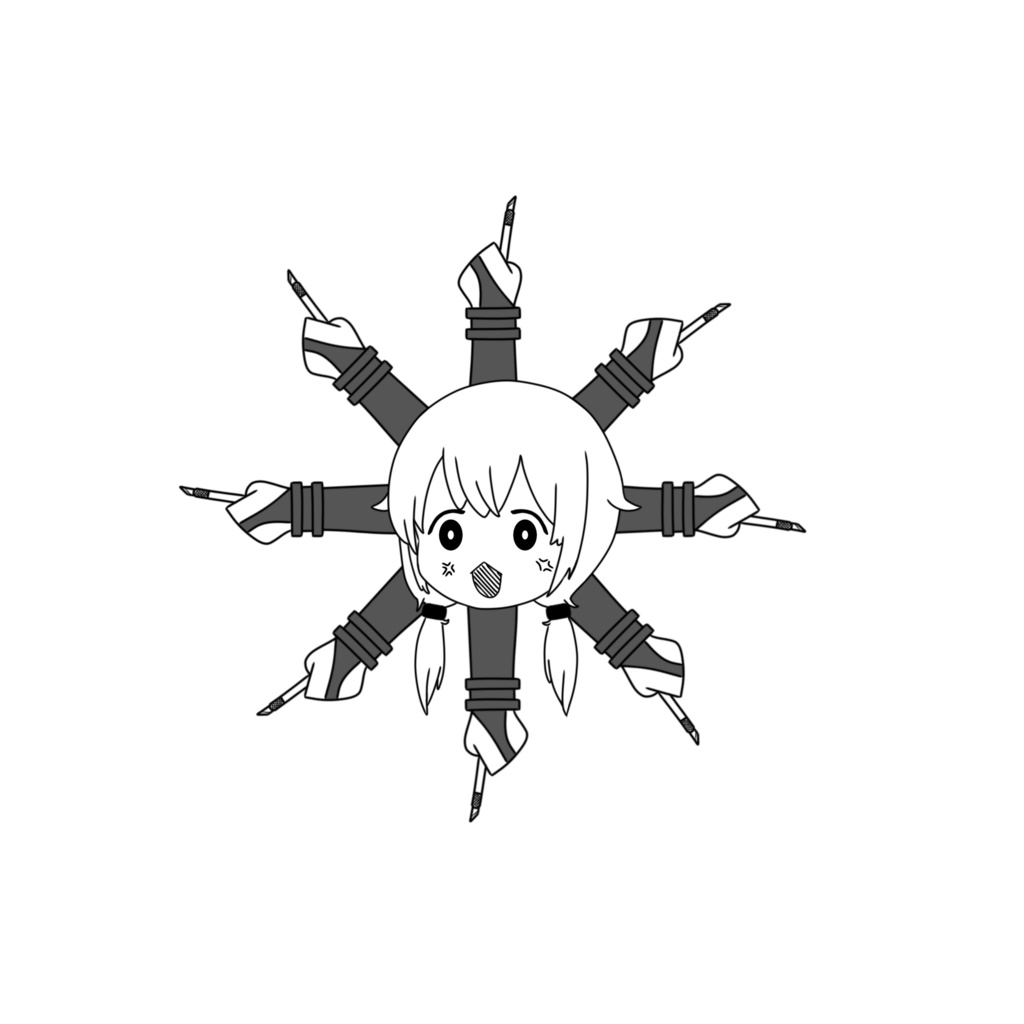 デスもち子さん素材