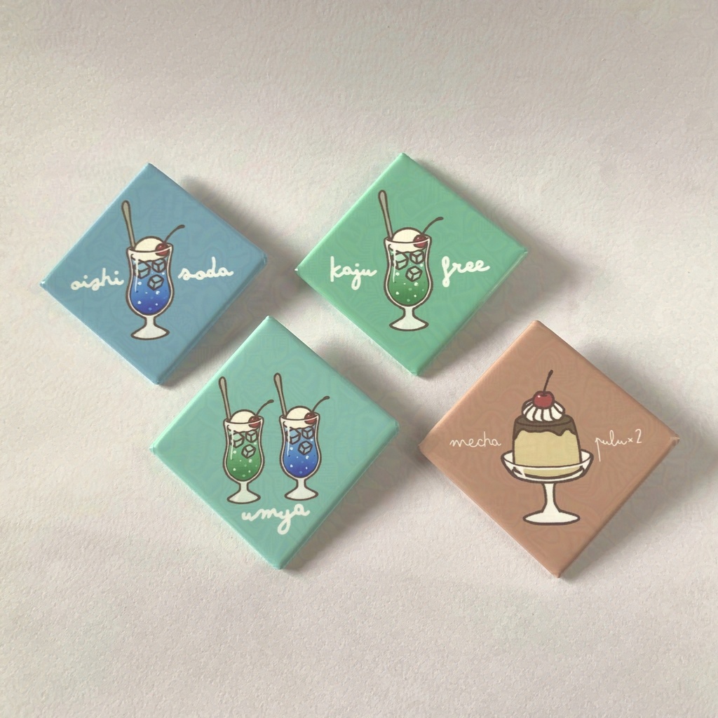 【缶バッジ】レトロ喫茶店